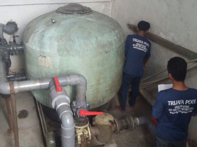 jasa penggantian pasir silica