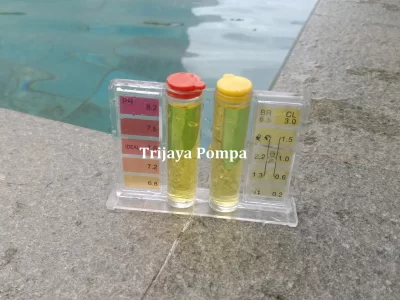 langkah penggunaan testkit kolam